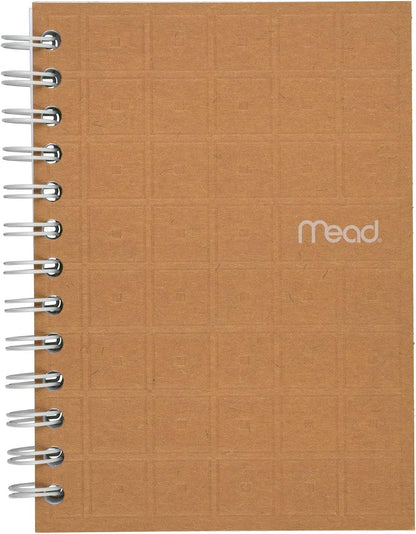 Mead Spiral Memo Notebook, 8 Pack, Pocket Notebook, College Ruled Paper, 3" x 5", 60 Sheets per Notebook, Assorted Colors (73605)