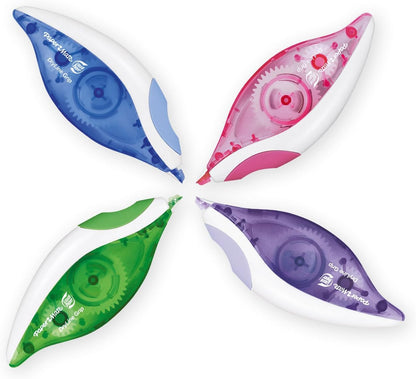 Paper Mate Liquid Paper DryLine Grip Correction Tape | Assorted Colours | Box of 12