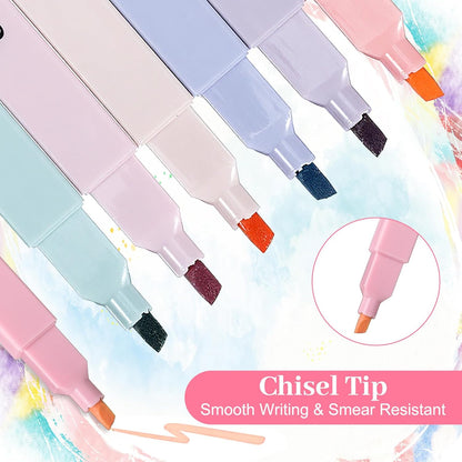 120 Pcs Bible Highlighter with Soft Chisel Tip Highlighters