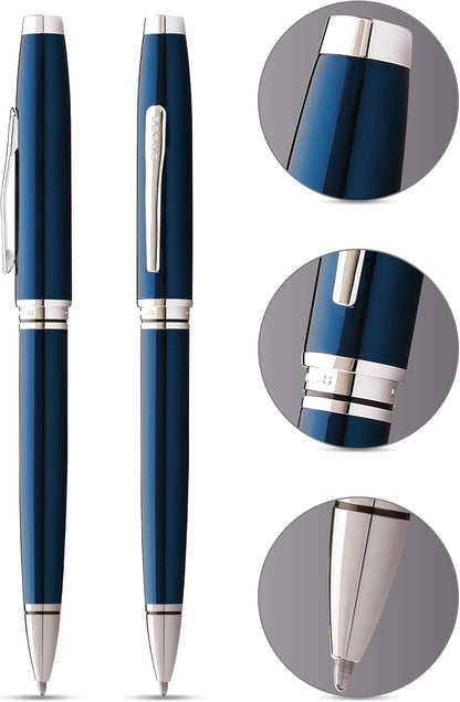 Cross Coventry Pen Ballpoint - Black/Chrome Lacquer