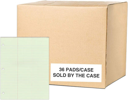 Roaring Spring Boardroom Series Wide Ruled Gummed Glue Top Legal Pads, 12 Pack, 8.5" x 11" 50 Sheets, White Paper