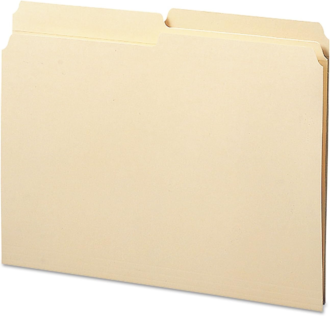 Smead File Folders Letter Size, Reinforced 1/3-Cut Tab, Assorted Positions, Letter Size, Manila Folders 8.5 x 11, 100 per Box (10334)