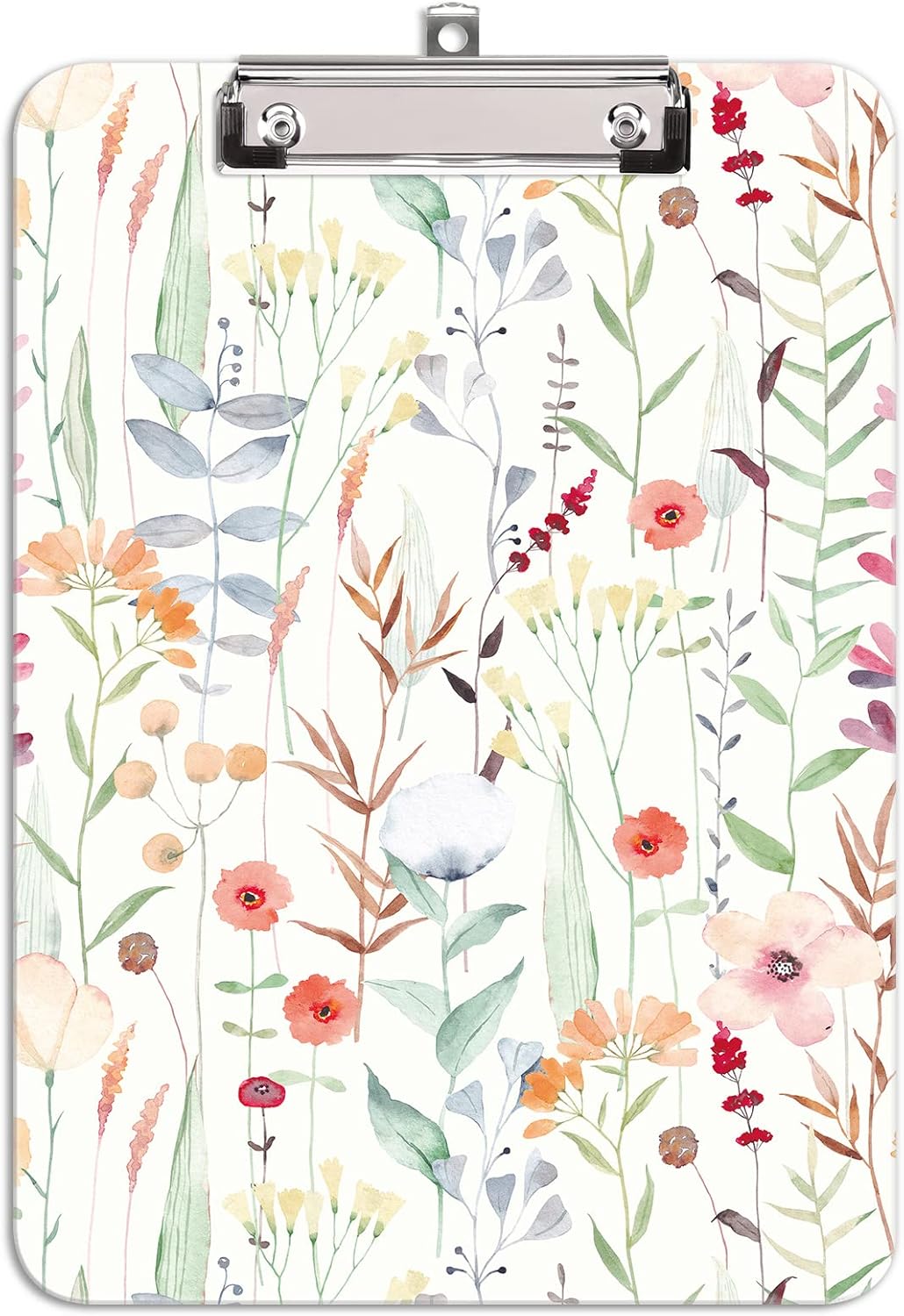 Hongri Plastic Cute Clipboard, Letter Size for Students, Teacher, Woman and Kids, Low Profile Clip, Decorative Pattern, Size 9 x 12.5 in, Dream Marble