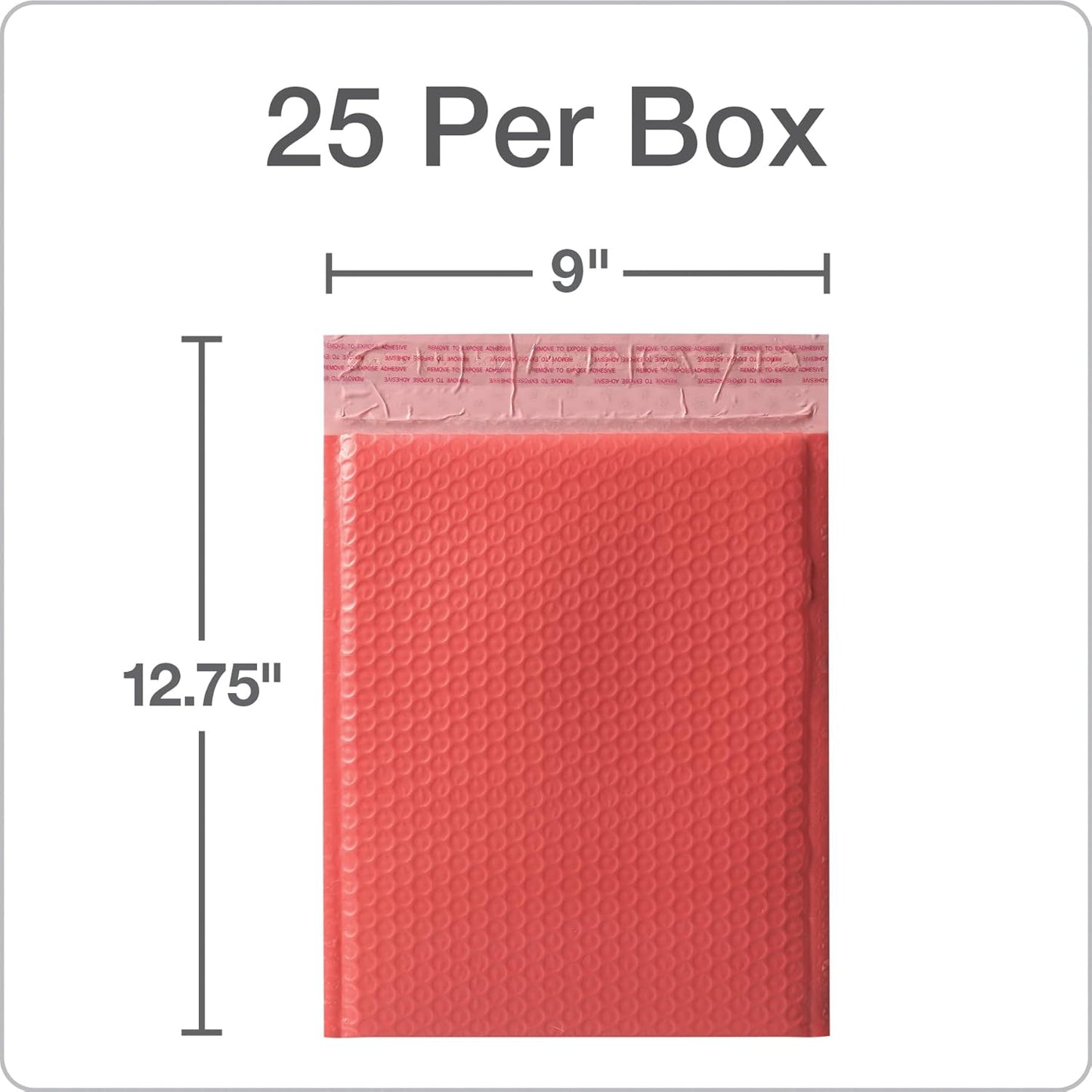 Quality Park Bubble Mailers, 8.5 x 11 Shipping Envelopes, Water Resistant White Poly Padded Envelopes, Redi-Strip Peel Off Closure, 25/Box (QUA85859)