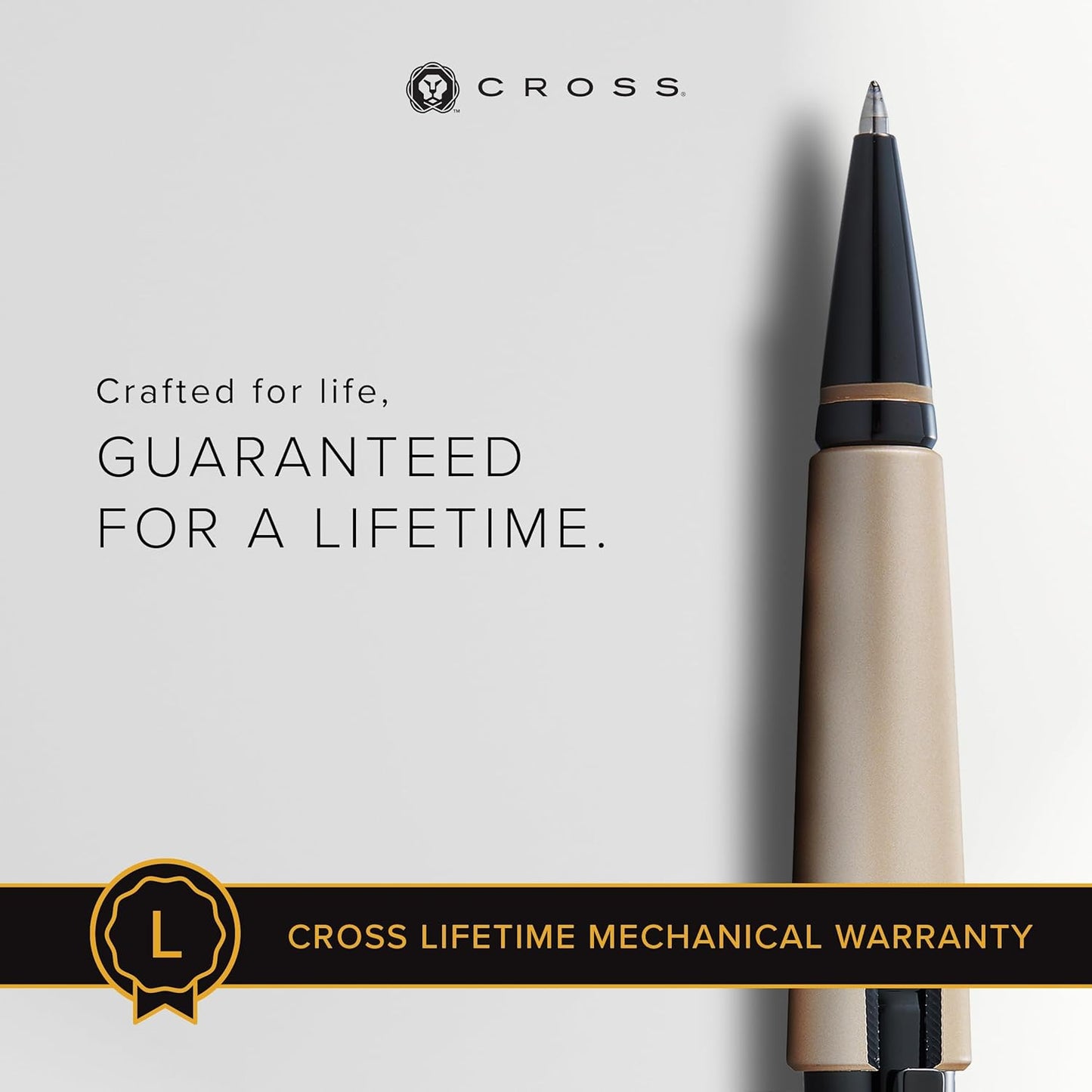 Cross Edge Matte Black Lacquer Gel Rollerball Pen