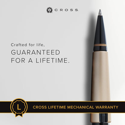 Cross Edge Matte Black Lacquer Gel Rollerball Pen