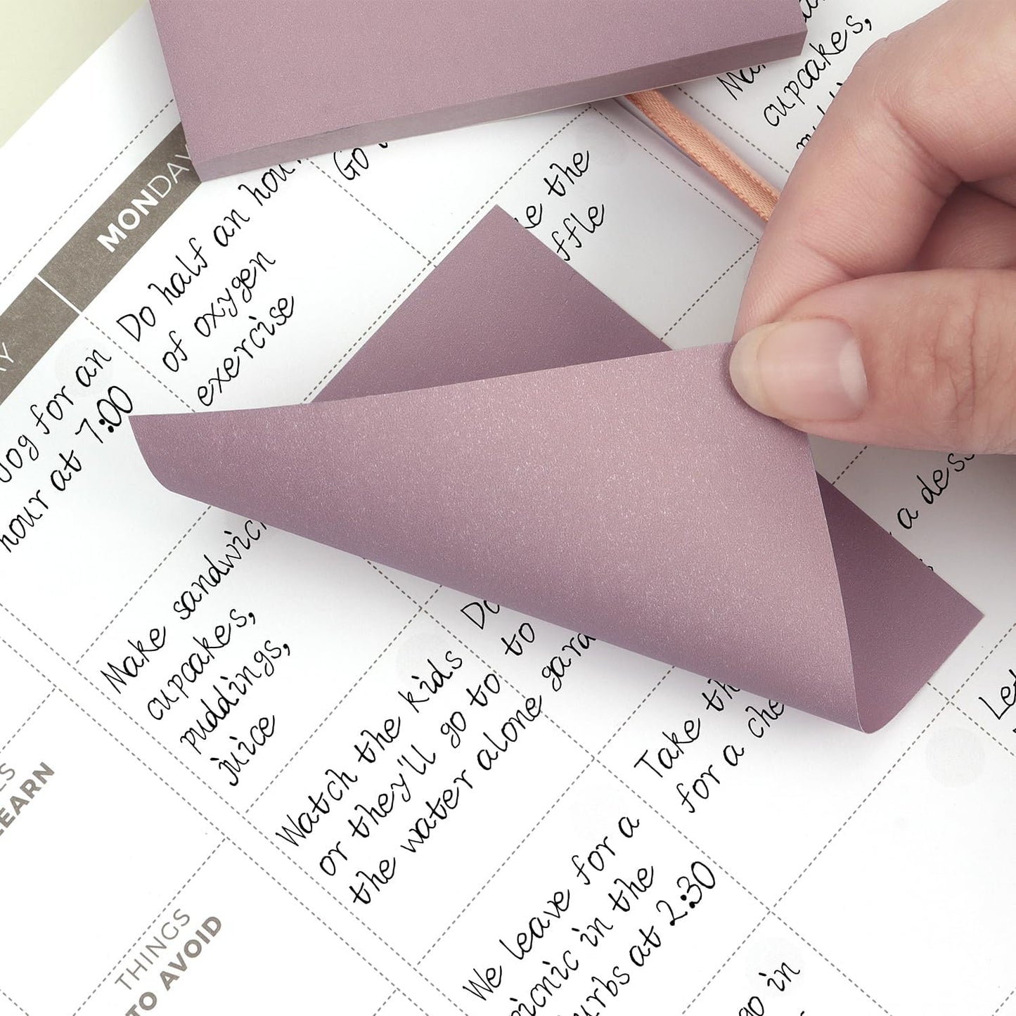 Osboo Sticky Notes 3x3 Self-Stick Notes Pads with 8 Morandi Colors, Easy to Post for Office, School, Home, 8 Pads/Pack, 80 Sheets/Pad