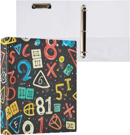 ALAZA Brown Forest Camo Camouflage 3 Ring Binder 1.5 Inch Three Ring Office Binders w/clipboard & 3 Pockets, Hold 200 Sheets, 1 pc