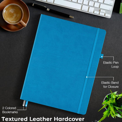 Graph Paper Notebook, Hardcover Notebook 8.5 x 11, Grid Notebook Journal for Women, Men, Large Leather Journals for Writing, Thick Paper, A4 Notebooks for Work, School Supplies, Engineering Brown