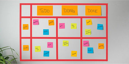 Post-it Super Sticky Notes, 8 Sticky Note Pads, 6 x 4 in., School Supplies, Office Products, Sticky Notes for Vertical Surfaces, Monitors, Walls and Windows, Energy Boost Collection