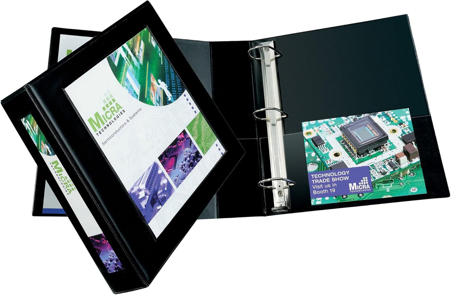Avery Heavy-Duty Framed View 3-Ring Binder, 2" EZD Rings, 1 Black Binder (68032)