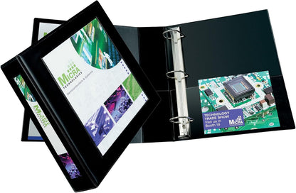 Avery Heavy-Duty Framed View 3-Ring Binder, 2" EZD Rings, 1 Black Binder (68032)
