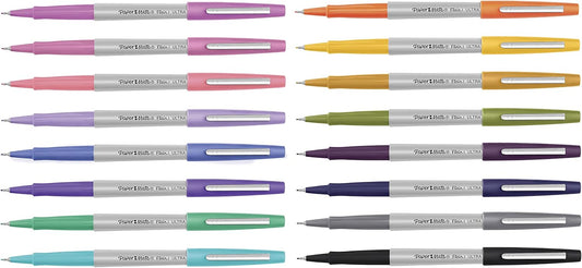 Paper Mate Flair Felt Tip Pens, Ultra Fine Point, Limited Edition Candy Pop Pack, Box of 16