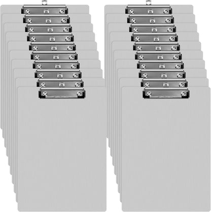 Epakh 8 Pieces Clipboard Bulks Metal Clipboard Aluminum Office Low Profile Clip Standard A4 Letter Size Metal Clip Board, Size 12.5 x 9 Inch
