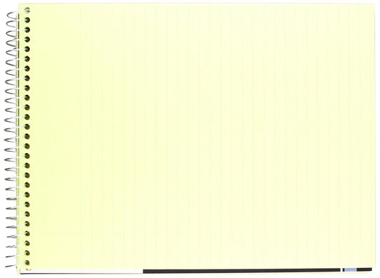 Mead Legal Pad, Top Spiral Bound, Wide Ruled Paper, 70 Sheets Count, 8-1/2" x 11", (3 Pack)