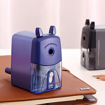 Desk Pencil Sharpener Manual Cute Rabbit Fast Sharpen Heavy Duty for Colored Pencils School Office Classroom Artists