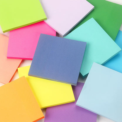 Sticky Notes 3x3 Self-Stick Notes Pads with 6 Bright Colors, Easy to Post for Office, Shool, Home, 6 Pads/Pack, 100 Sheets/Pad (Purple)