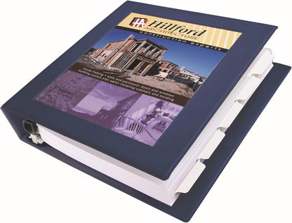 Avery Framed View Binder with 1/2 inch Gap Free Slant Ring, Black (68050)