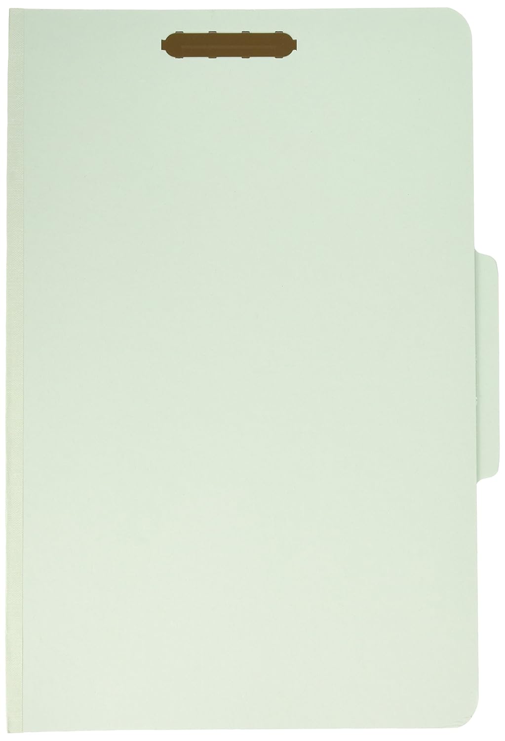 Pendaflex Classification Folders - Standard, 1 Divider, 2" Embedded Fasteners, Legal Size, Light Green, 10 per Box (17175EE)