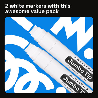 ARTISTRO 2 Gold Acrylic Paint Markers - 0.7mm Extra Fine-Tip Metallic Paint Pens - Perfect for Crafting, Art Projects, & More
