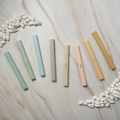 BLIEVE Aesthetic Cute Highlighters No Bleed Through, Dual Tip 8 Pack, Pastel Colors For Bible & Journaling
