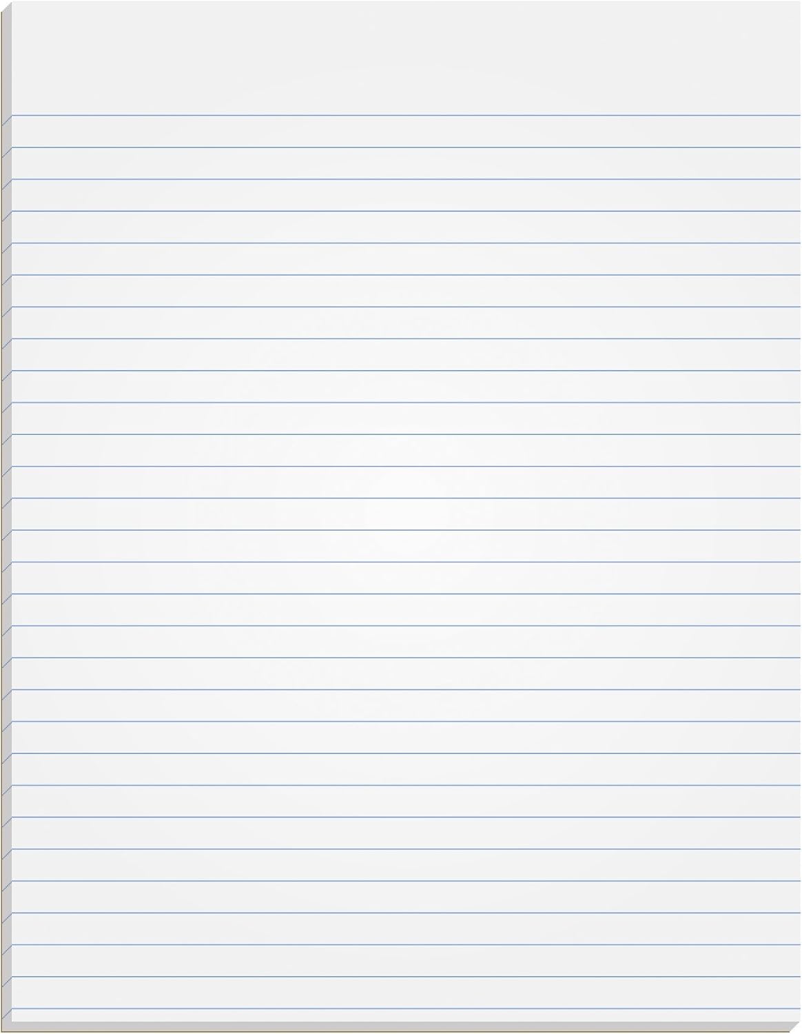 TOPS The Legal Pad Writing Pads, Glue Top, 8-1/2" x 11", Narrow Rule, 50 Sheets, 12 Pack (7529)