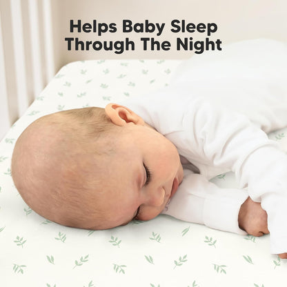 2-Pack Waterproof Crib Sheets for Boys, Girls - 52x28 Fitted Organic Cotton Baby Crib Sheets, Toddler Mattress Protector Cover, Washable, Soft & Durable Baby Bedding Essentials(Pine Grove)