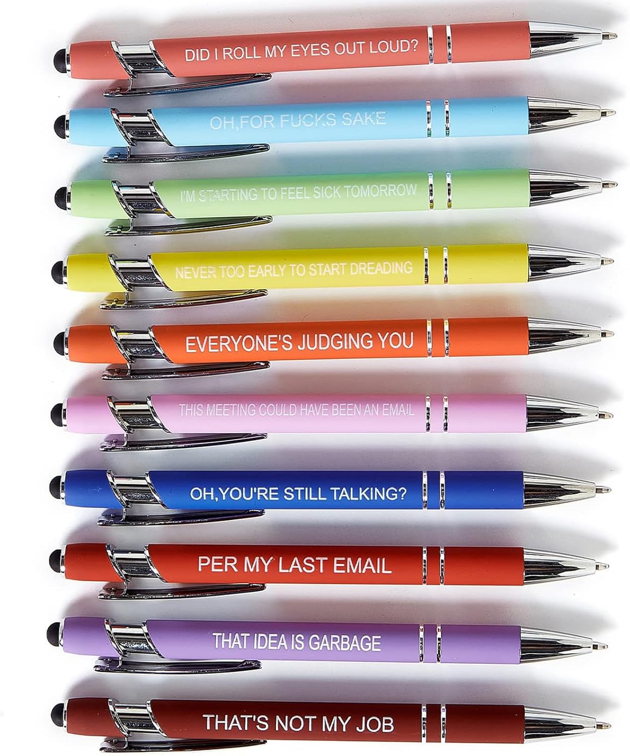 20 Pieces Ballpoint Pen Refills Black Ink 1.0mm Medium Point Smooth Writing Replacement Gel Ink Refills for Retractable Ballpoint Pen School Office Supplies
