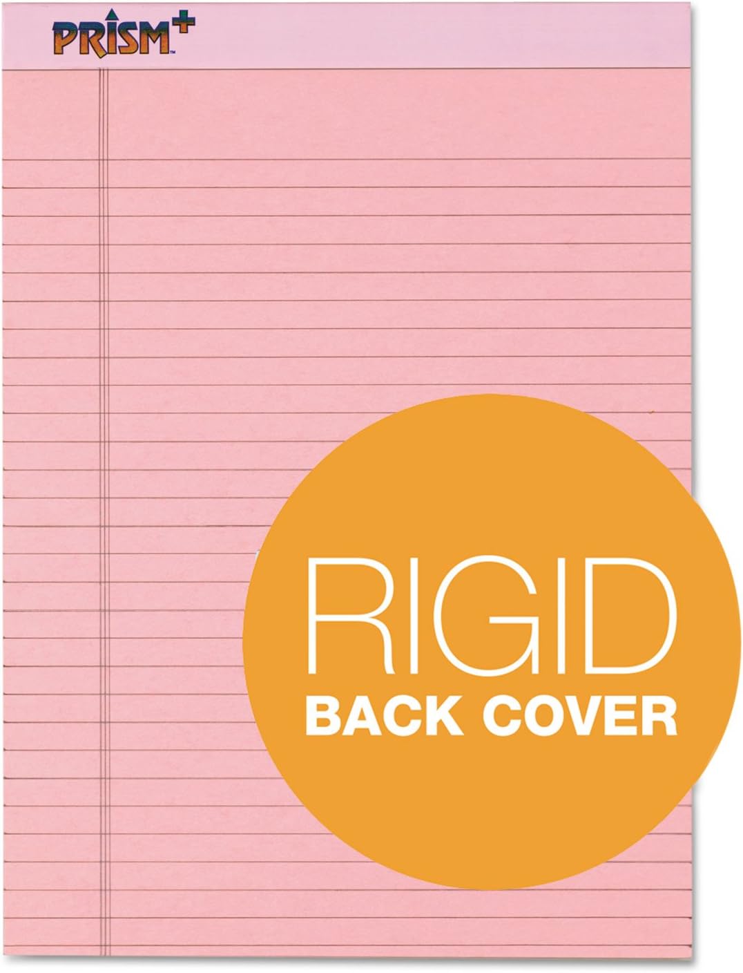 Tops Prism Writing Pads, 8-1/2" x 11-3/4", Legal Rule, Gray, Perforated, 50 Sheets, 12 Pack (63160)