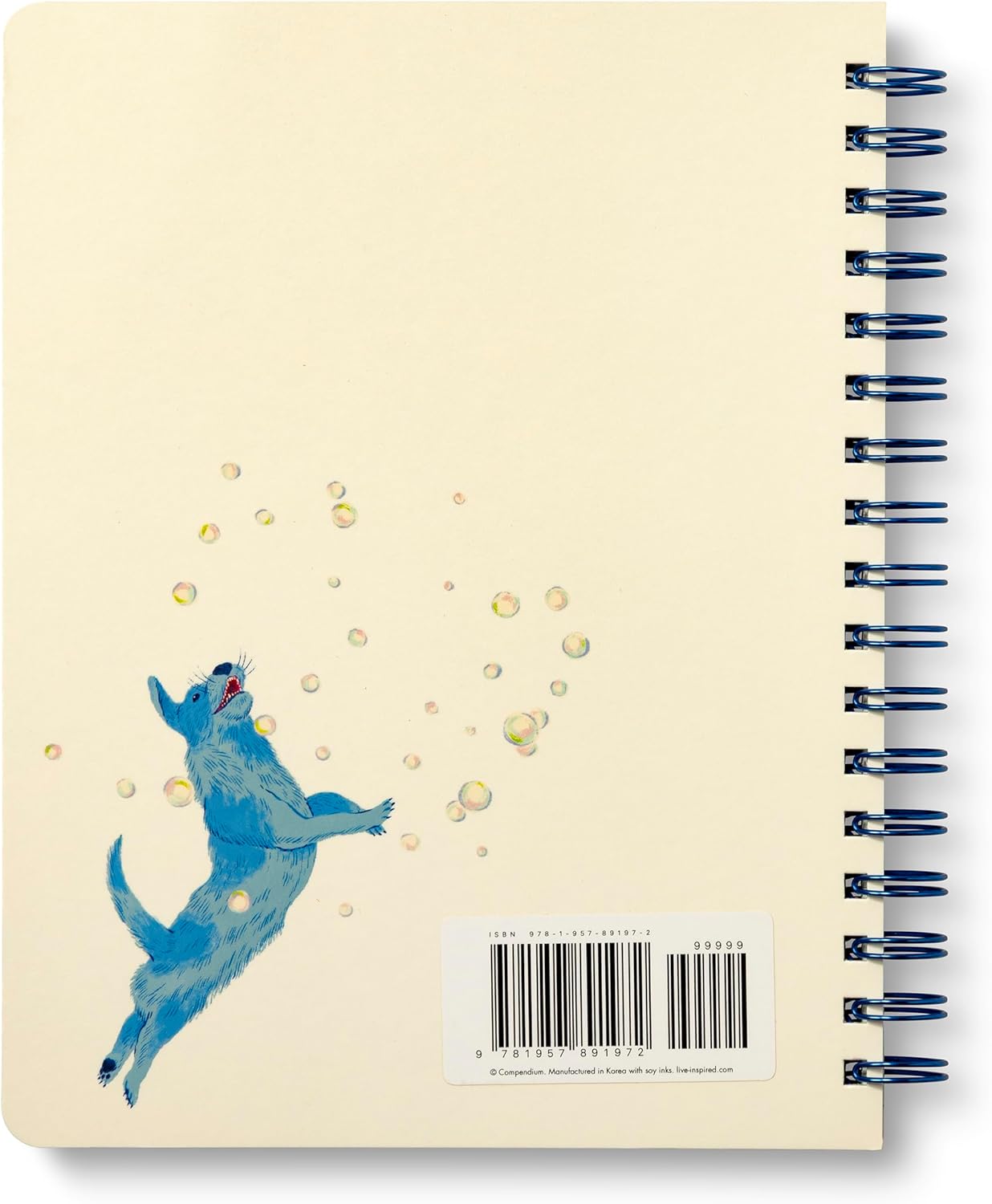 Compendium Spiral Notebook – Expect the Best Things to Happen Today – A Designer Spiral Notebook with 192 Lined Pages, College Ruled, 7.0" W x 9.25" H