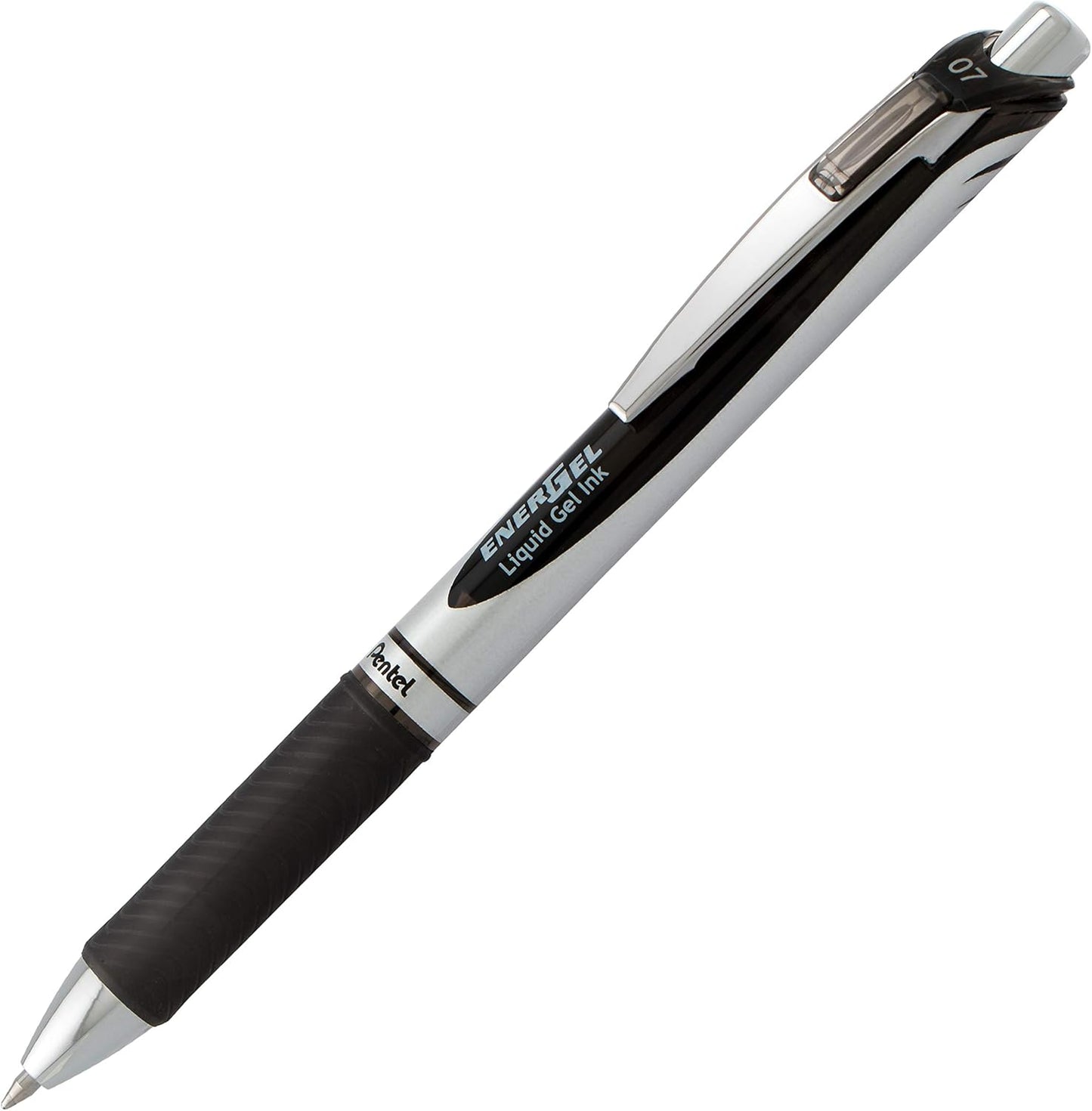 Pentel EnerGel RTX Liquid Gel Ink Pens, (0.7mm), Medium Line, Black Ink, Pack of 3 (BL77BP3A)