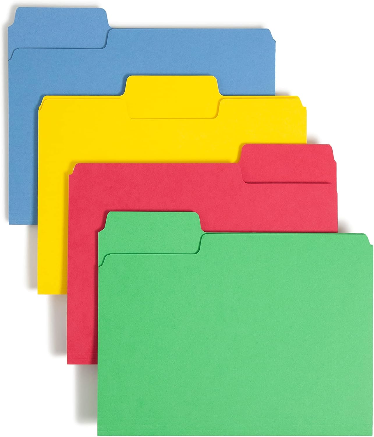 Smead SuperTab Heavyweight File Folder, Oversized 1/3-Cut Tab, Letter Size, Manila, 50 Per Box (10401)