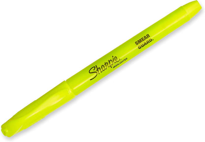 Sharpie Accent Pocket-Style Highlighters, 2 Fluorescent Yellow Highlighters (27162PP)