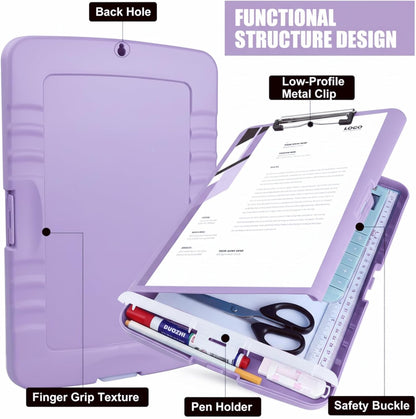 Red Plastic Clipboard with Storage,TFDLCG zm High Capacity Clip Boards 8.5x11,A4 Binder Nursing Clipboard Folder Heavy Duty for Women Teachers Work,School Office