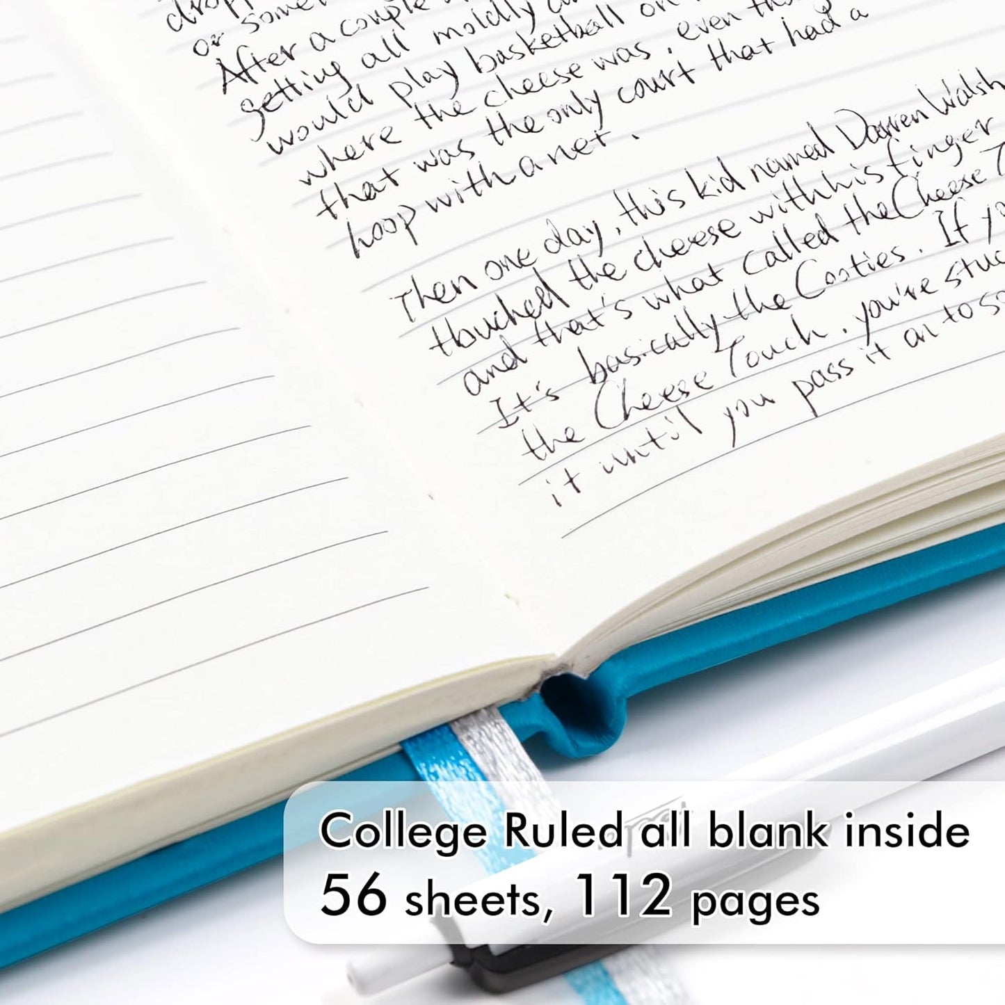feela 3 Pack Pocket Notebook Journals with 3 Black Pens, A6 Mini Cute Small Journal Notebook Bulk Hardcover College Ruled Notepad with Pen Holder for Office School Supplies, 3.5”x 5.5”, Gray