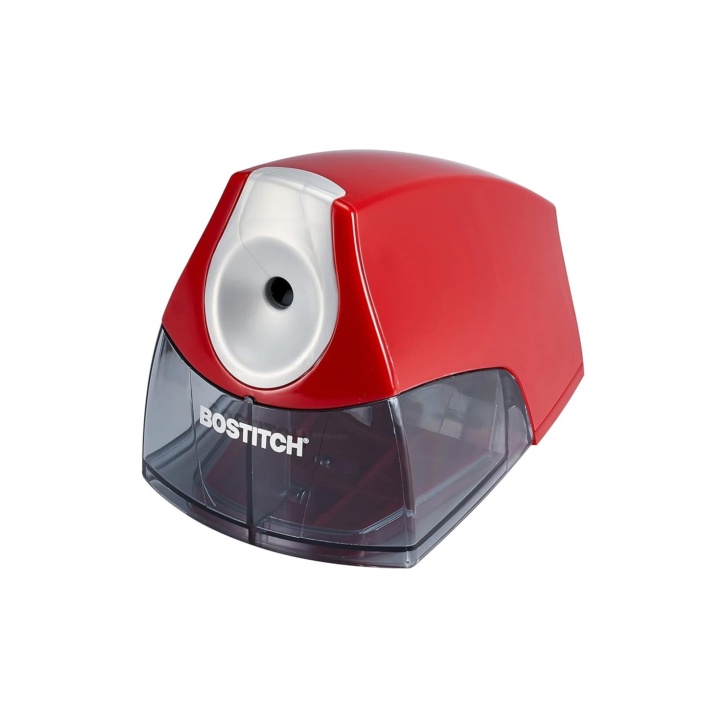 Bostitch Office Electric Pencil Sharpener for Classroom & Desk Use, Heavy-Duty Stall-Free Motor, High-Capacity Shavings Tray, Blue