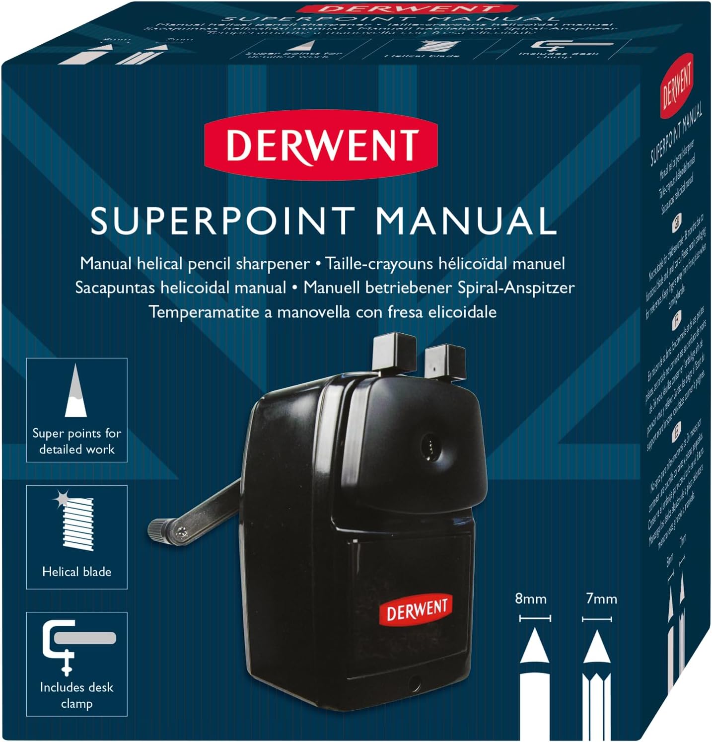 Derwent Super Point Manual Helical Pencil Sharpener (2302001)