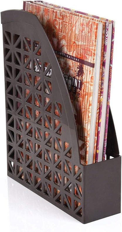 Mintra Office Plastic Desk Organizer 2pk Magazine File (Lavender)