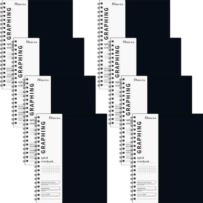 Large Lined Notebook Spiral Notebook 8.5" x 11"-4 Pack LINED Notebook 7mm Ruled Hardcover Notebook 120 Pages 100 GSM Thick Paper Notebook Hardcover Journal for School, Office,Study and Notes