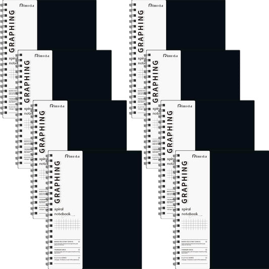 Large Lined Notebook Spiral Notebook 8.5" x 11"-4 Pack LINED Notebook 7mm Ruled Hardcover Notebook 120 Pages 100 GSM Thick Paper Notebook Hardcover Journal for School, Office,Study and Notes