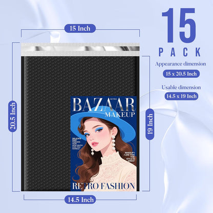 Fuxury Bubble Mailer 6x10" 100 Pack White Bubble Mailers Usable Size 6x9" Self Seal Padded Mailing Envelopes Opaque Bubble Padded Mailer for Small Business Mailing Jewelry Makeup Small Items