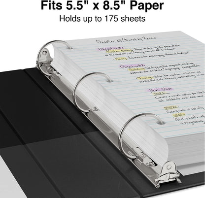 Staples Standard 2-Inch 3-Ring View Binder, Holds Up to 450 Sheets, Orange, Durable Binder for Office & School