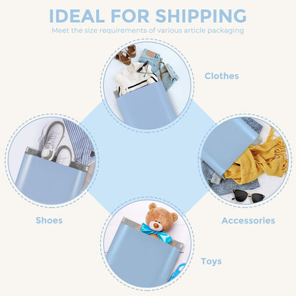 Metronic Poly Mailers 10x13 300 Pcs, Small Shipping Bags for Clothes, Shipping Envelopes for Small Business, Strong Adhensive Mailing Bags, Haze Blue