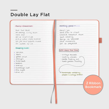 &And Per Se Lined Journal Notebook, 160 Pages, A5 5.7 x 8 inches College Ruled Thick Paper Notebook Journals for Writing, Hardcover Notebooks for Women Men Office School (1 Pack, Green) - Colors B