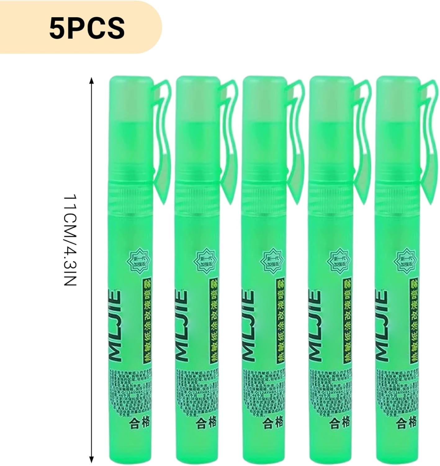Thermal Paper Correction Fluid, 5 Pack White-Out Eraser Spray for Address & Information Protection, Office & School Use
