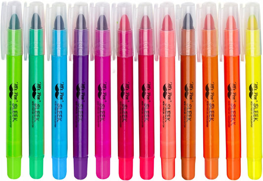 Mr. Pen- No Bleed Gel Highlighters, Vibrant Colors, 8 Pack, Bible Highlighters and Pens No Bleed, Bible Markers for Study, Journaling, School Supplies and Accessories