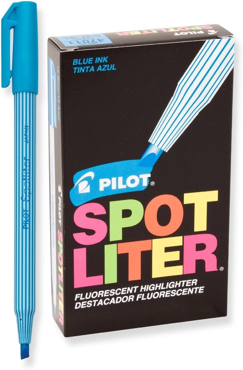 PILOT Spotliter Fluorescent Highlighters, Chisel Tip, Purple, 12-Pack (49011)