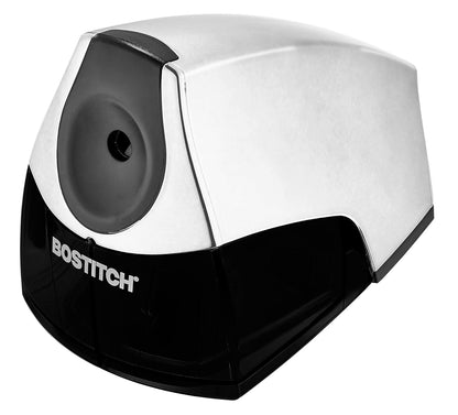 Bostitch Office Electric Pencil Sharpener for Classroom & Desk Use, Heavy-Duty Stall-Free Motor, High-Capacity Shavings Tray, Blue