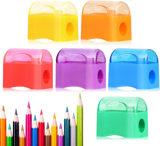 Tytroy Bulk 144 Mini Pencil Sharpeners – Assorted Colors, Plastic, Portable – Classroom, School Supplies, Party Favors
