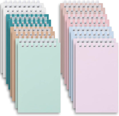 Ddaowanx Small Notebooks,3x5 Pocket Spiral Notepads With Lined Pages - The Perfect Little Mini Notebook to Stay Organized and Boost Productivity at Work or School (8, Cute Colors)